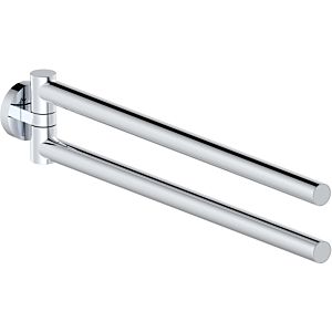 Herzbach Living towel holder 30.818500.1.01 two-part, 340mm, wall-mounted, chrome