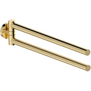 Herzbach Living towel holder 30.818500.1.03 two-part, 340mm, wall-mounted, PVD gold