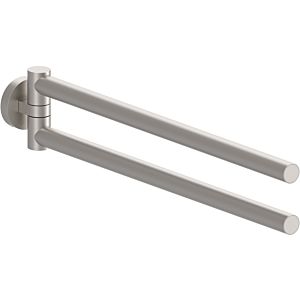 Herzbach Living towel holder 36.818500.1.14 two-part, 340mm, wall-mounted, stainless steel finish