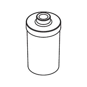 Hewi System 815 Glasflakon 815.06.E01 für Seifenspender