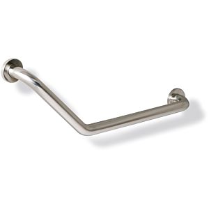 Hewi 805 angled handle 805.22.200L angle 135 degrees, Stainless Steel ground matt, left version