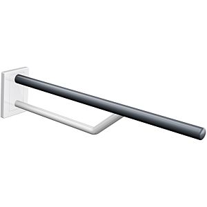 Hewi System 800 K wall support rail 950.50.3309984 bottom rail pure white, umber, projection 850mm