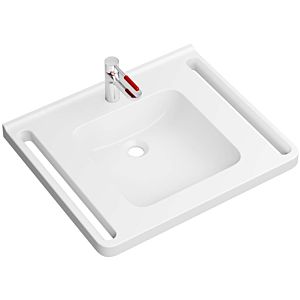 Hewi mineral washbasin set 950.19.06899 65x55cm, white, with washbasin fitting, pure white
