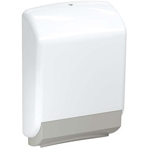 Hewi 477 paper towel dispenser 477.06B6000595 rock grey, white translucent, matt