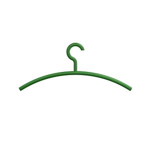 Hewi coat hanger 570.172 pea green, fixed hook