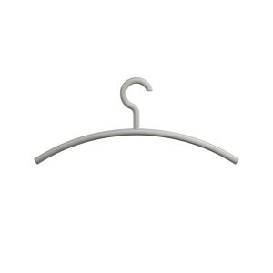 Hewi coat hanger 570.195 rock gray, fixed hook