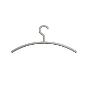 Hewi clothes hanger 570.1B95 fixed Haken , matt, rock grey