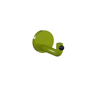 Hewi 477 wall hook 477.90.03574 100mm, door buffer black, apple green