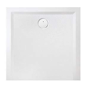 Hoesch Muna receveur de douche en fonte minérale 4226.013 120 x 120 x 3 cm, blanc mat, Solique, antidérapant