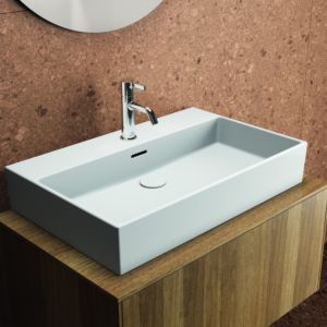 Ideal Standard Extra washbasin T389401 with tap hole, with overflow, ground, 700 x 450 x 150 mm, white