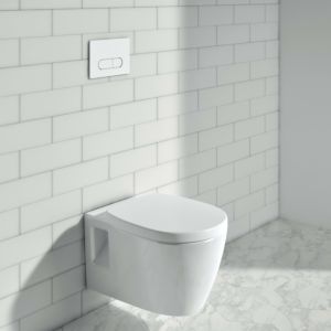 Ideal Standard Connect ensemble WC K296001 blanc, sans monture, avec siège WC avec fermeture amortie