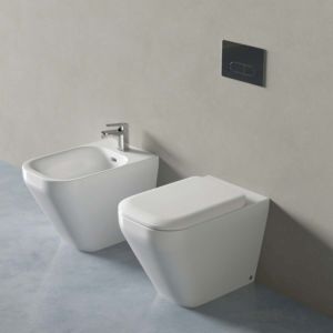 Ideal-Standard Tonic II Bidet-Armatur A6336AA verchromt, mit Ablaufgarnitur