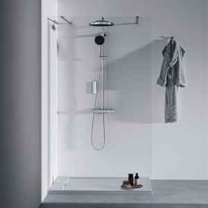 Ideal Standard Ceratherm T125 shower system A7689AA with shower thermostat, hand shower, chrome-plated