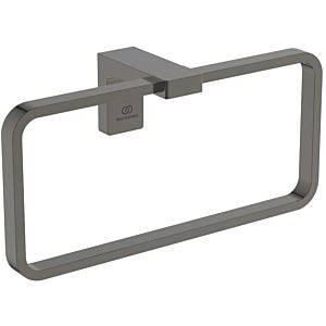 Ideal Standard Conca anneau porte-serviettes T4502A5 carré, gris magnétique