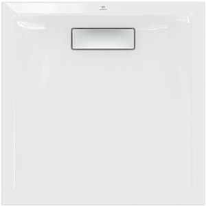 Ideal Standard Ultra Flat New square shower tray T446501 waste set with cover, 70 x 70 x 801 cm, white (Alpin)