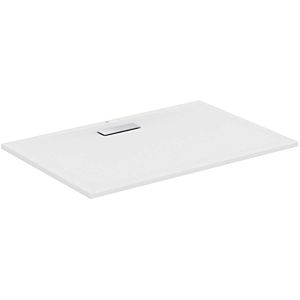 Ideal Standard Ultra Flat New rectangular shower tray T4469V1 waste set with cover, 120 x 80 x 801 cm, silk white