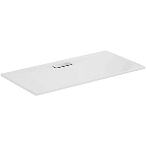 Ideal Standard Ultra Flat New rectangular shower tray T447701 waste set with cover, 140 x 70 x 25 cm, white (Alpin)