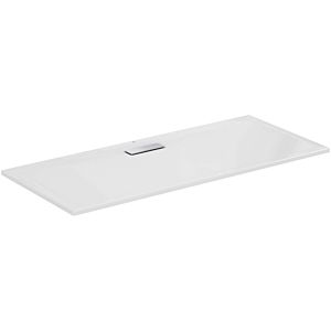 Ideal Standard Ultra Flat New rectangular shower tray T447801 waste set with cover, 160 x 70 x 801 cm, white (Alpin)