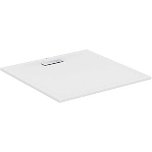 Ideal Standard Ultra Flat New square shower tray T4488V1 waste with cover, 100 x 100 x 801 cm, silk white