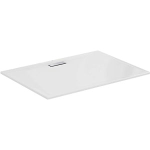 Ideal Standard Ultra Flat New rectangular shower tray T449001 waste set with cover, 140 x 100 x 801 cm, white (Alpin)