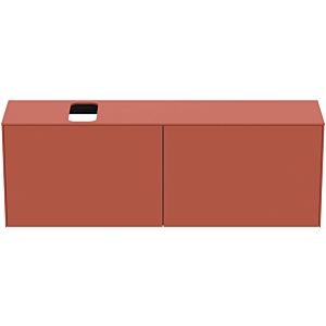 Ideal Standard Conca Waschtisch-Unterschrank T3995Y3 mit Ausschnitt, 2 Auszüge, 160 x 37 x 55 cm, Sunset matt lackiert