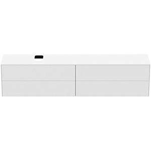 Ideal Standard Conca Waschtisch-Unterschrank T4337Y1 240x50,5x55cm, mit Ausschnitt links/rechts, 4 Auszüge, Weiß matt lackiert