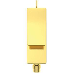Ideal Standard Conca Bidet-Einhebelmischer BC760A2 mit Ablaufgarnitur, Ausladung 133mm, Brushed Gold