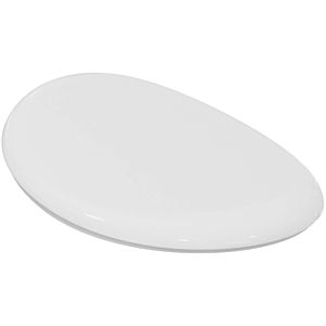 Ideal Standard toilet seat Avance K703101 with cover, chrome hinges, white