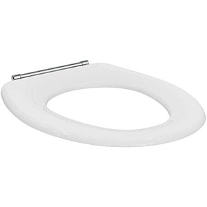 Ideal Standard WC ring K792801 with bar hinge, hinge Stainless Steel , antibacterial, white