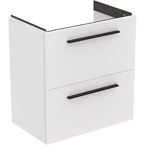 Ideal Standard i.life S Möbel-Waschtischunterschrank T5293DU 2 Auszüge, 60 x 37,5 x 63 cm, weiß matt