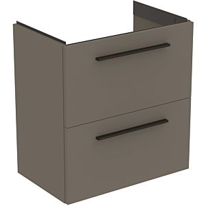 Ideal Standard i.life S meuble sous- 801 match2 coulissants, 60 x 37,5 x 63 cm, grège mat
