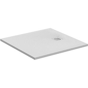 Ideal Standard Ultra Flat S receveur de douche K8214FR Carrara blanc, 80x80x3cm, avec cache bonde