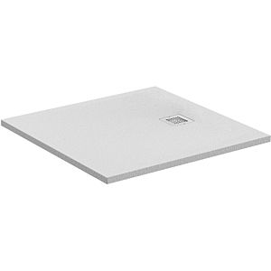 Ideal Standard Ultra Flat S shower tray K8214FR Carrara white, 80x80x3cm, with drain cover