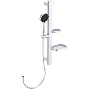 Ideal Standard Alu+ fitting package BE127SI shower fitting, silver