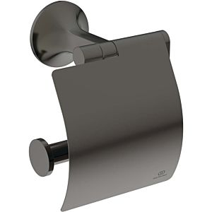 Ideal Standard Porte-rouleau de papier La Dolce Vita T5509A5 avec couvercle, Gris Magnétique