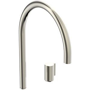 Ideal Standard Solos mitigeur lavabo A7830GN bec haut, sans garniture de vidange , tempête d&#39;argent