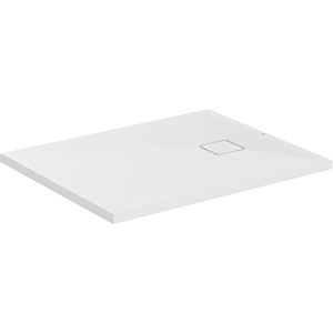 Receveur de douche Ideal Standard Ultra Flat Evo T5442FO 1000 x 800 x 35 mm, blanc soie, rectangulaire , évacuation sur le côté court