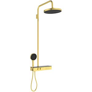 Ideal Standard Solos shower system A7882A2 with shower thermostat, brushed gold