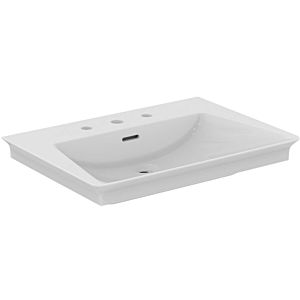 Ideal Standard La Dolce Vita meuble lavabo E267501 66x47x14,5cm, 3 trous de robinetterie, avec trop-plein, blanc