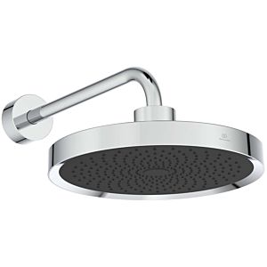 Douche de pluie Ideal Standard Solos A7887AA avec raccordement mural, avec anneau lumineux LED, chromé