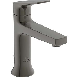 Ideal Standard La Dolce Vita Grande Waschtischarmatur BD653A5 mit Metall-Ablaufgarnitur, Ausladung 118mm, magnetic grey