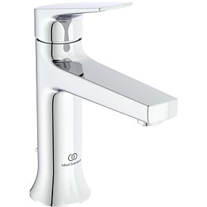 Ideal Standard La Dolce Vita Grande mitigeur lavabo BD653AA avec garniture de vidange en métal, saillie 118 mm, chromé