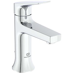 Ideal Standard La Dolce Vita mitigeur lavabo BD655AA avec garniture de vidange en métal0 , saillie 100 mm, chromé