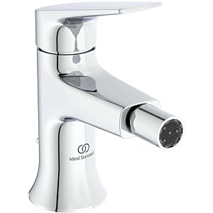 Ideal Standard Mitigeur de bidet La Dolce Vita BD664AA avec garniture de vidange en métal, saillie 105 mm, chromé