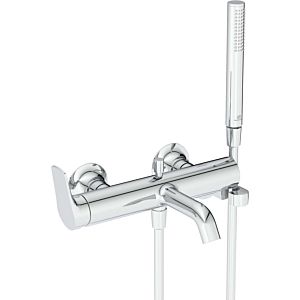 Ideal Standard La Dolce Vita Wannenarmatur BD667AA Aufputz, mit Handbrause-Set, Ausladung 202mm, verchromt