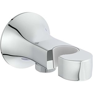 Ideal Standard La Dolce Vita wall connection elbow BD682AA concealed, with shower holder, chrome-plated