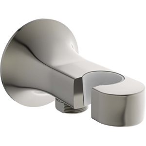 Ideal Standard La Dolce Vita wall connection elbow BD682GN concealed, with shower holder, silver storm