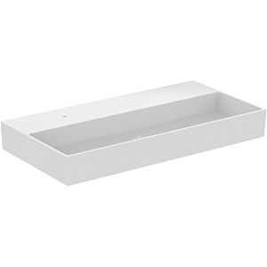 Ideal Standard Solos lavabo T536901 101,5x51,5x12,5cm, 1 trou pour robinetterie, sans trop-plein, sol, blanc