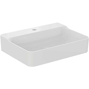 Ideal Standard Conca vasque T382301 avec trou pour robinetterie, sans trop-plein, sol, 600 x 450 x 145 mm, blanc