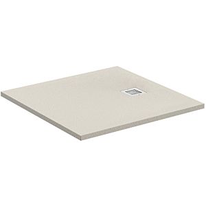 Ideal Standard Ultra Flat S receveur de douche K8215FT grès, 90x90x3cm, avec couvercle de bonde